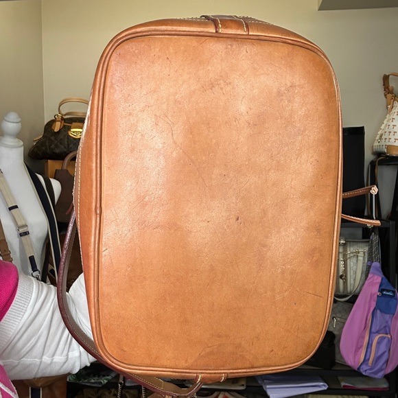 Vintage Etro Paisley Bucket Bag | Made in Italy | Leather Trim Large Drawstring - Picture 7 of 14